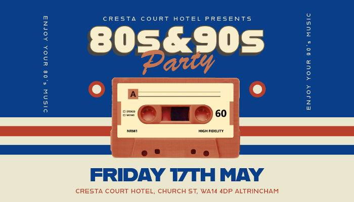 80s 90s Party Night Cresta Court Hotel