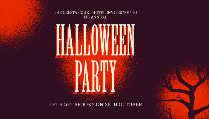 Halloween Party at Cresta Court Hotel Altrincham