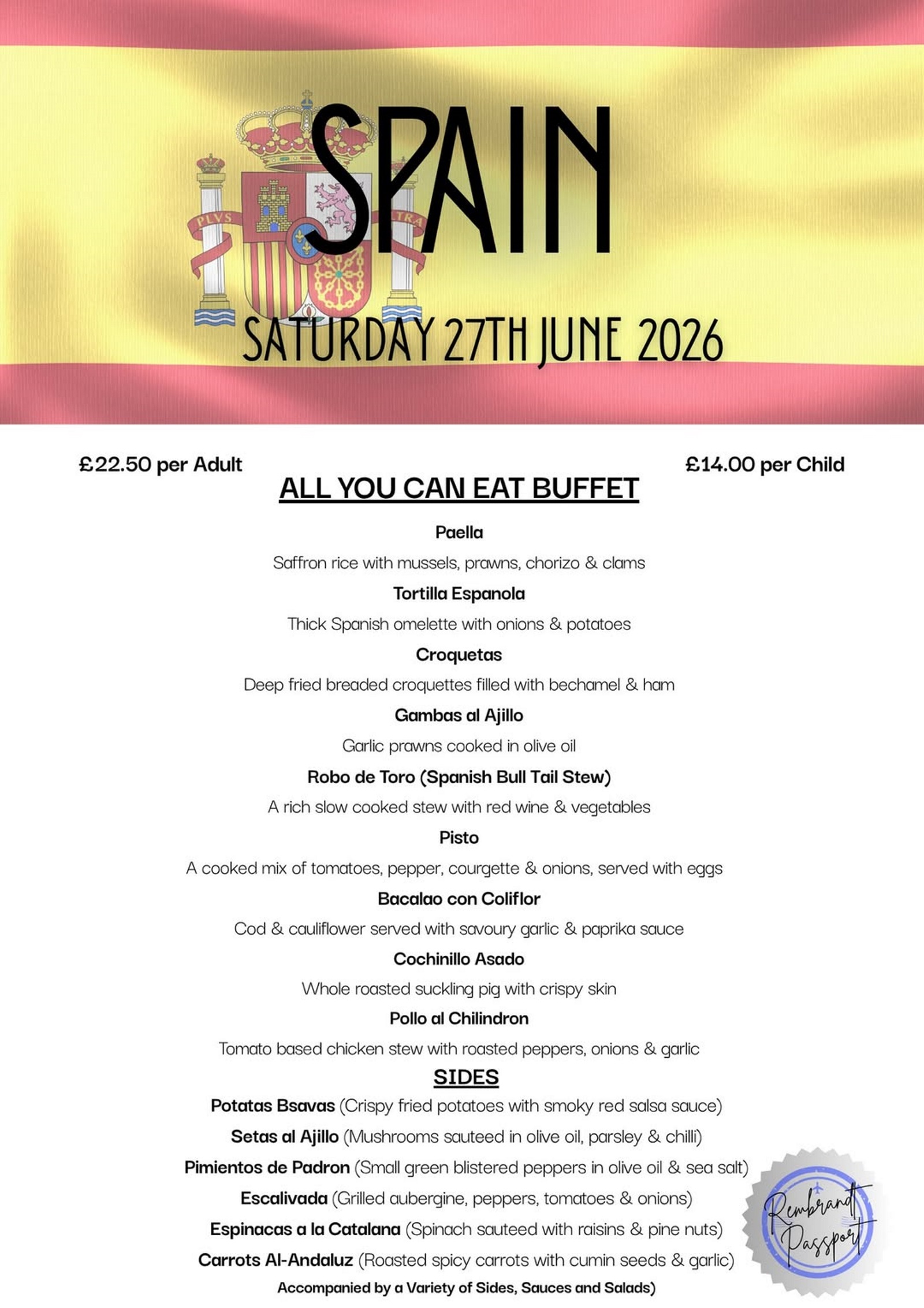 Spain Buffet