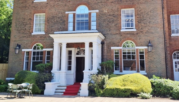 entrance to moore place hotel