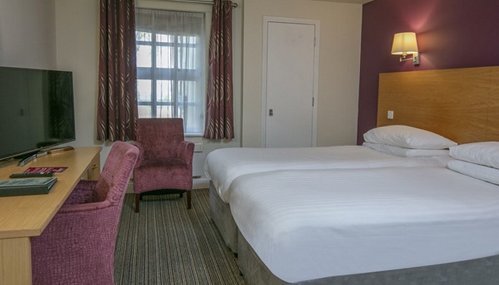 Twin Room at Mosborough Hall Hotel Sheffield