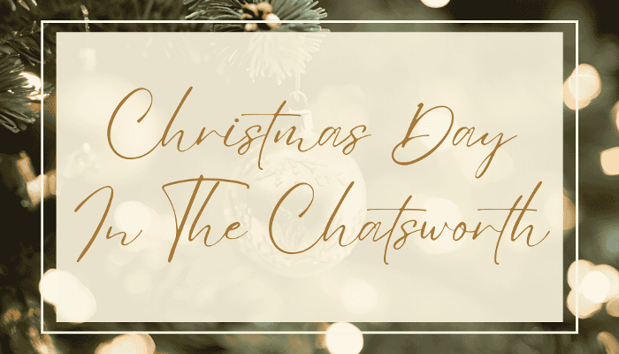 Christmas Day Lunch in the Chatsworth Suite Mosnorough Hall Hotel