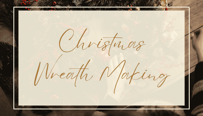 Christmas Wreath Making in Sheffield at Mosborough Hall Hotel