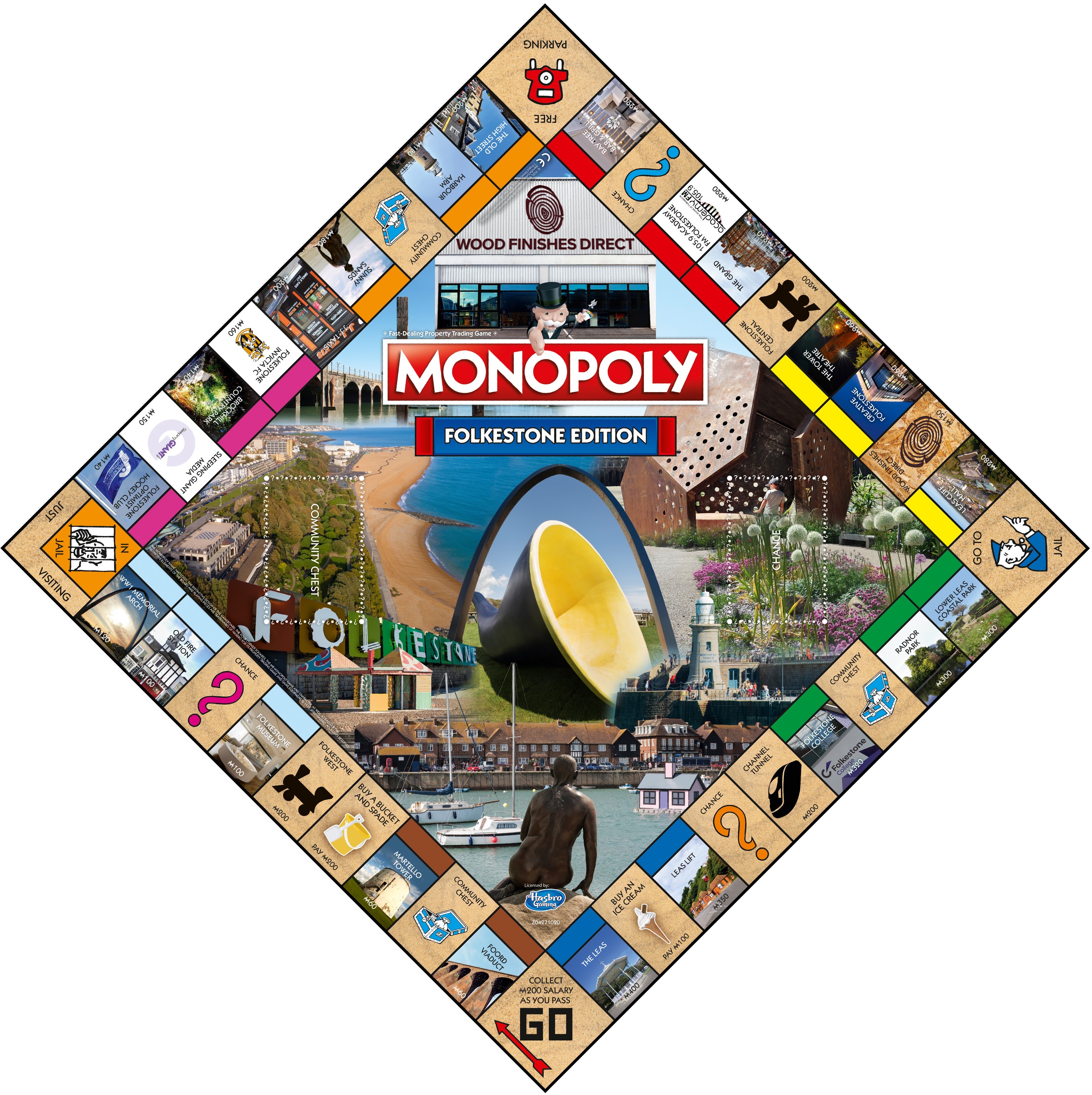 Brand New & Sealed Folkestone Monopoly 