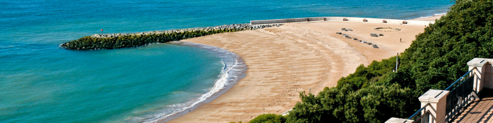 Folkestone Beach Arial