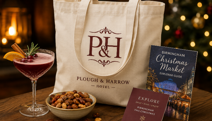 PH Tote Bag, festive cocktail and nibbles