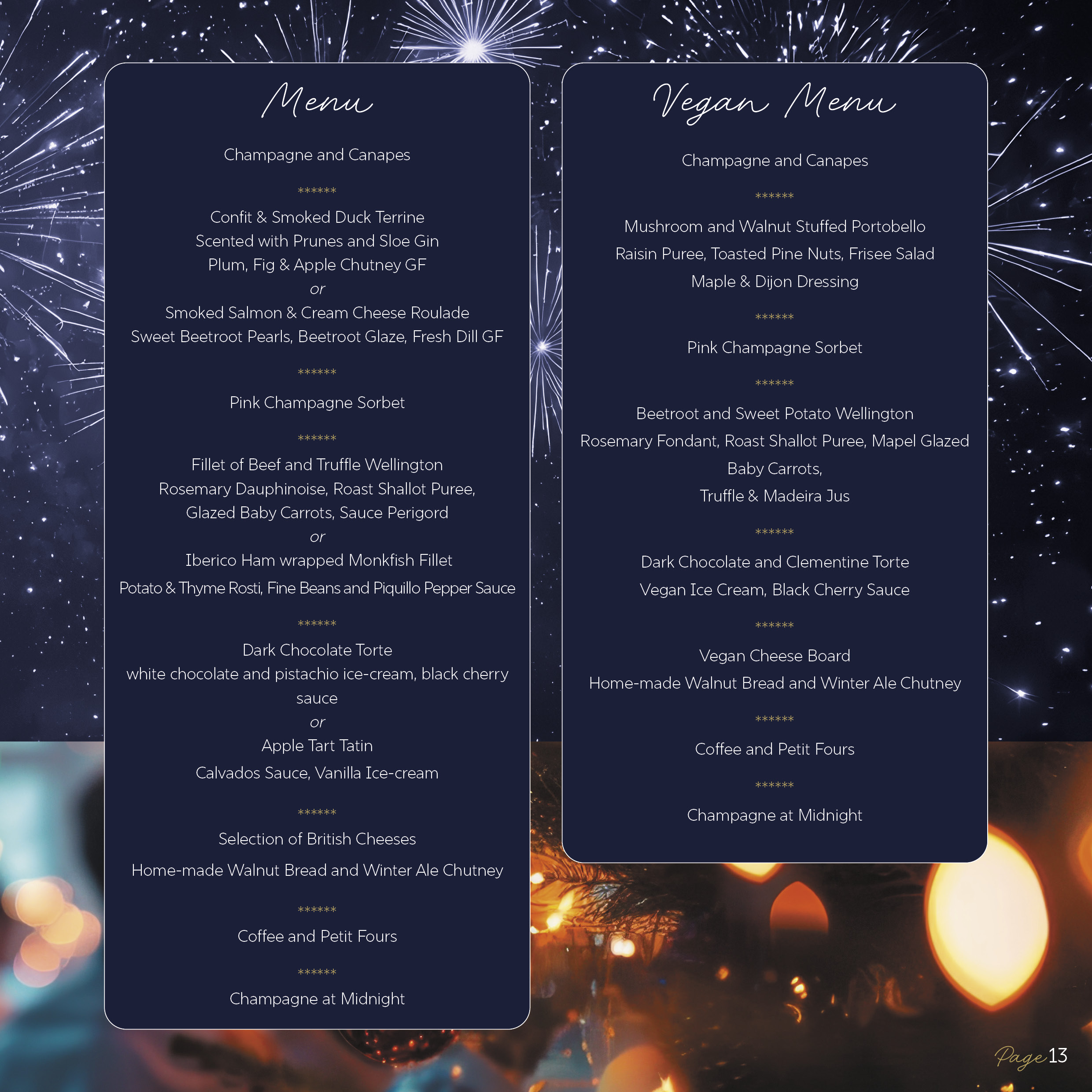 News Years Eve Dinner Dance 
