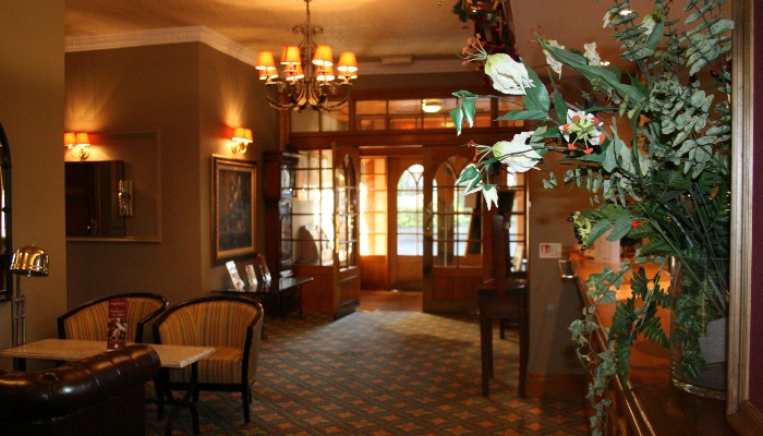 Plough and Harrow Hotel Lobby