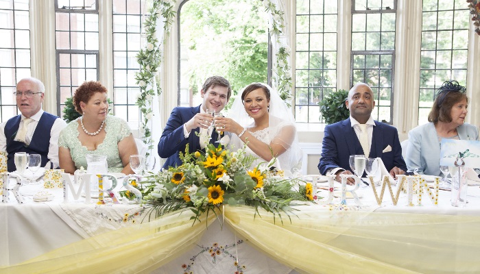 PH Neil & Steph Wedding Top Table