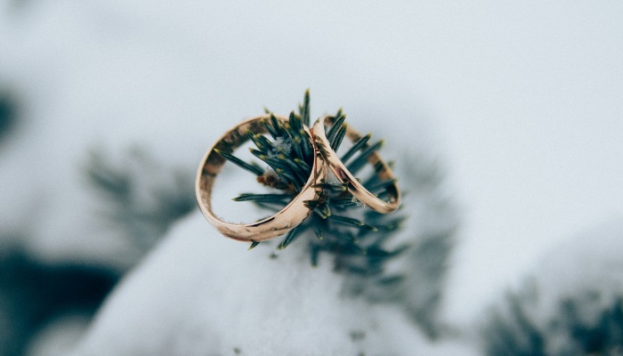 Winter Weddings rings