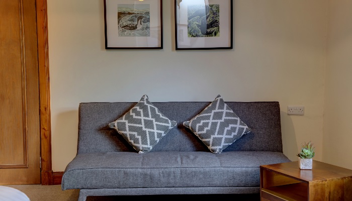 Bedroom seating area