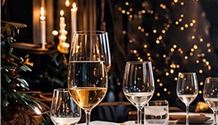 Wine glasses sparkly