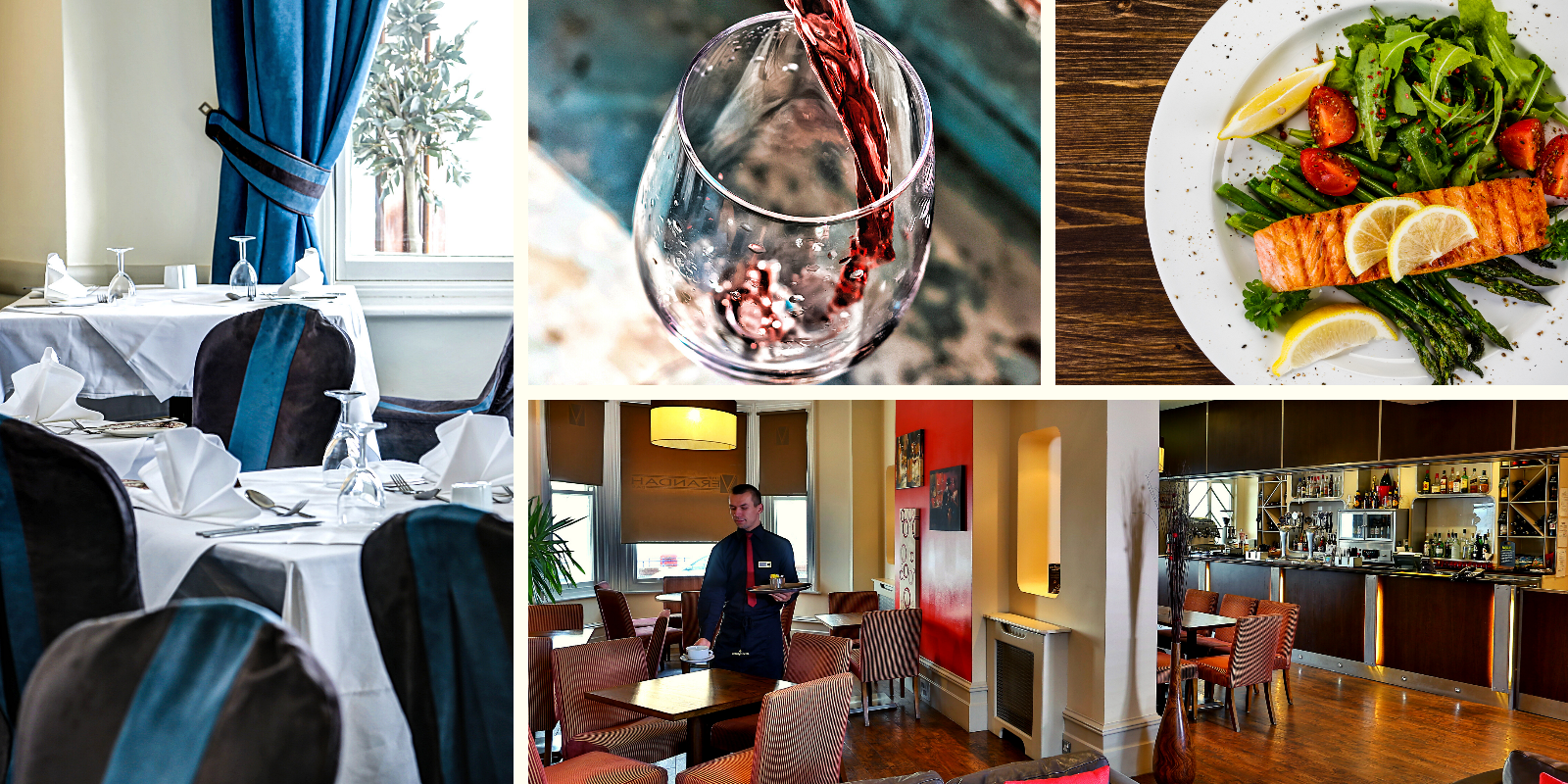 YORK Restaurant Footer Image Bar