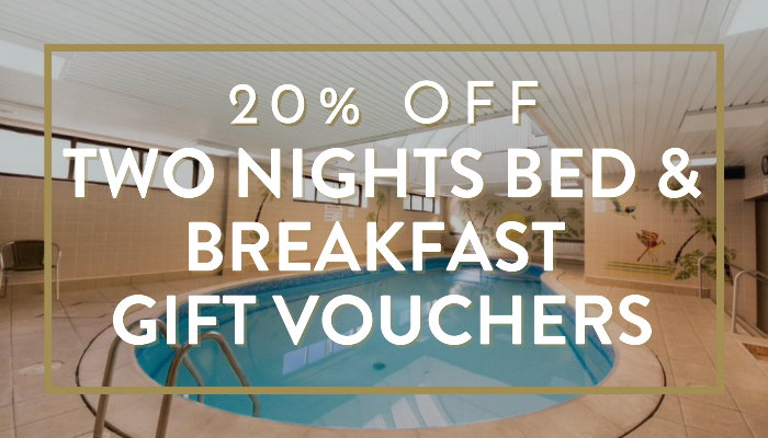 20% off Two night gift vouchers Black Friday