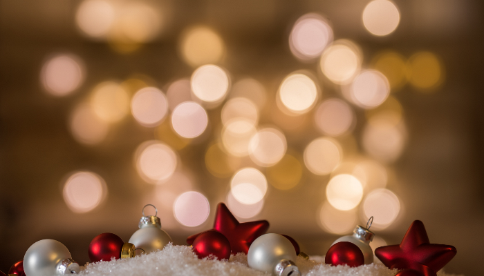 Christmas Gold Header