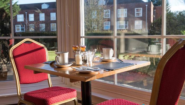 Breakfast with view Breakfast with view