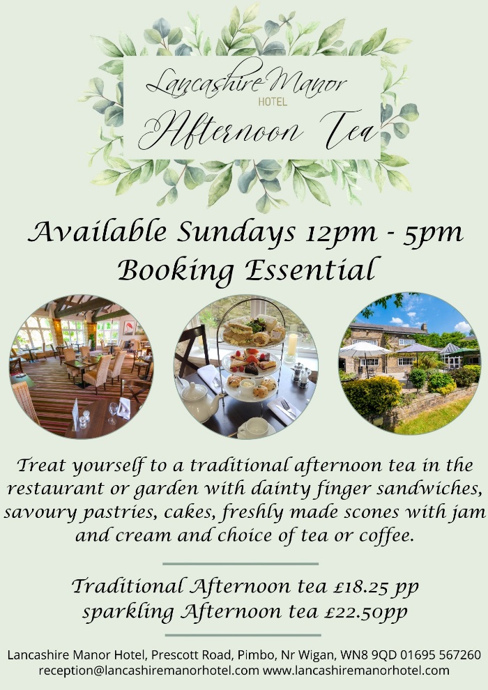 afternoon tea flyer
