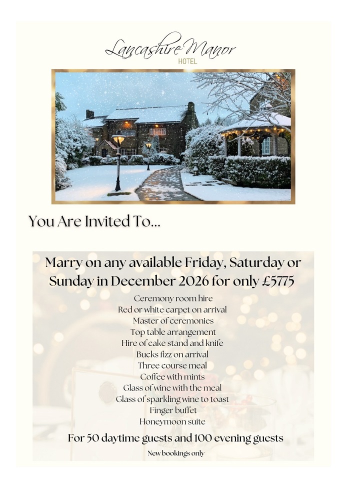 december wedding package 2026