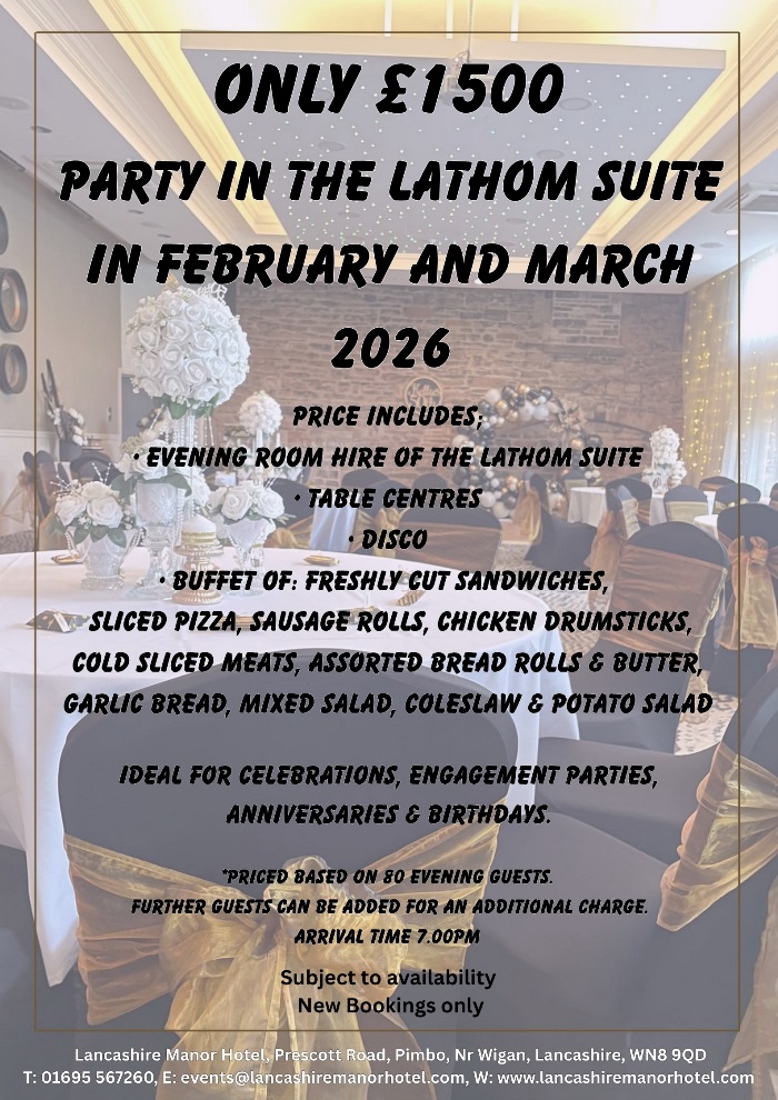 Lathom Suite offer