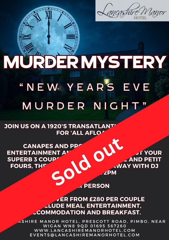 MURDER MYSTERY NYE FLYER